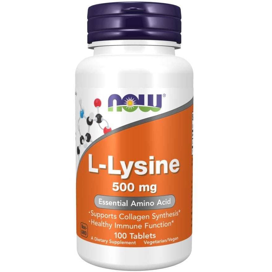 Aminokwasy Lizyna Now Foods L-Lysine 500mg 100tab
