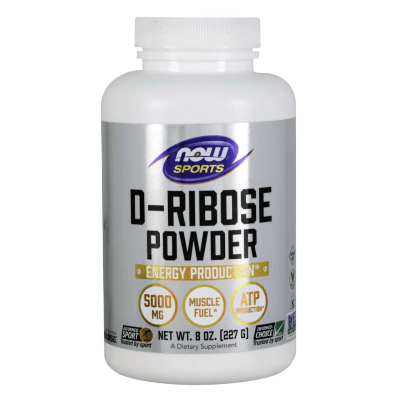 Regeneracja Potreningowa Ryboza Now Foods D-Ribose 227g