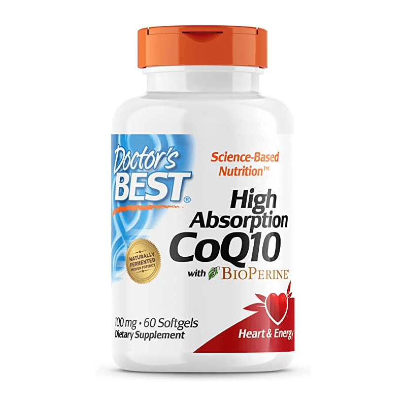 Zdrowe Serce Koenzym Q10 Doctor's Best High Absorption CoQ10 60softgels