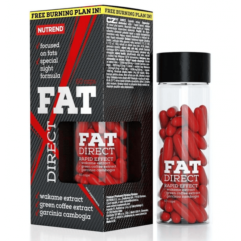 Odchudzanie Spalacz Tłuszczu NUTREND Fat Direct 60kaps