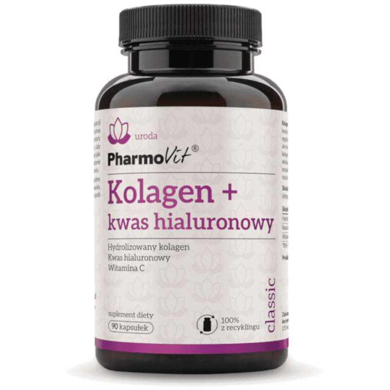 Regeneracja Stawów Kompleks Pharmovit Kolagen + Kwas Hialuronowy 90vkaps