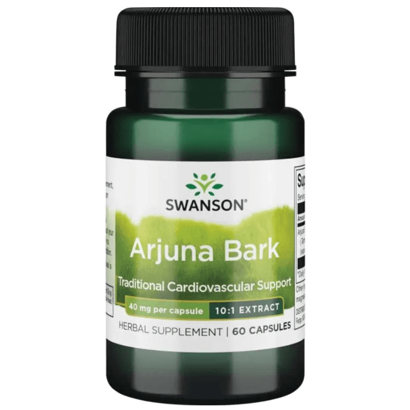 Zdrowe Serce Migdałecznik Arjuna Swanson Full Spectrum Arjuna Bark 40mg 60kaps
