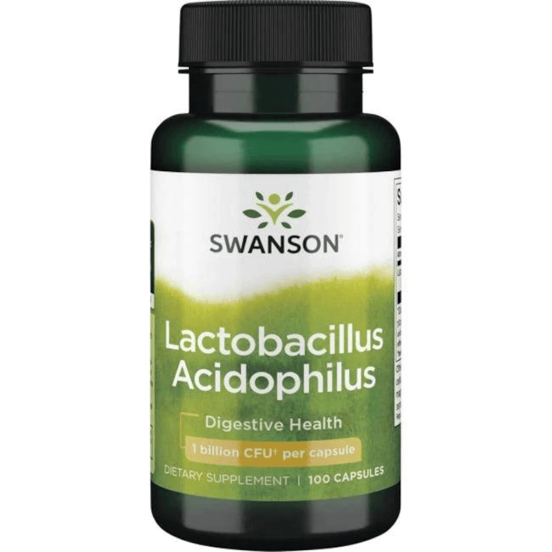 Wsparcie Jelit Probiotyki Swanson Lactobacillus Acidophilus 100kaps