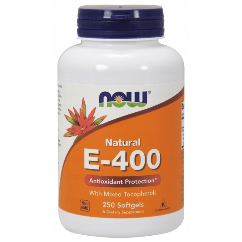 Witaminy E Now Foods E - 400 Natural (mix) 250softgels