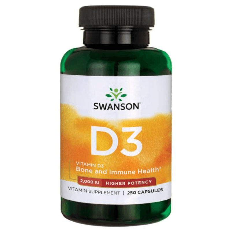 Witaminy D Swanson Vitamin D3 2000IU 250kaps