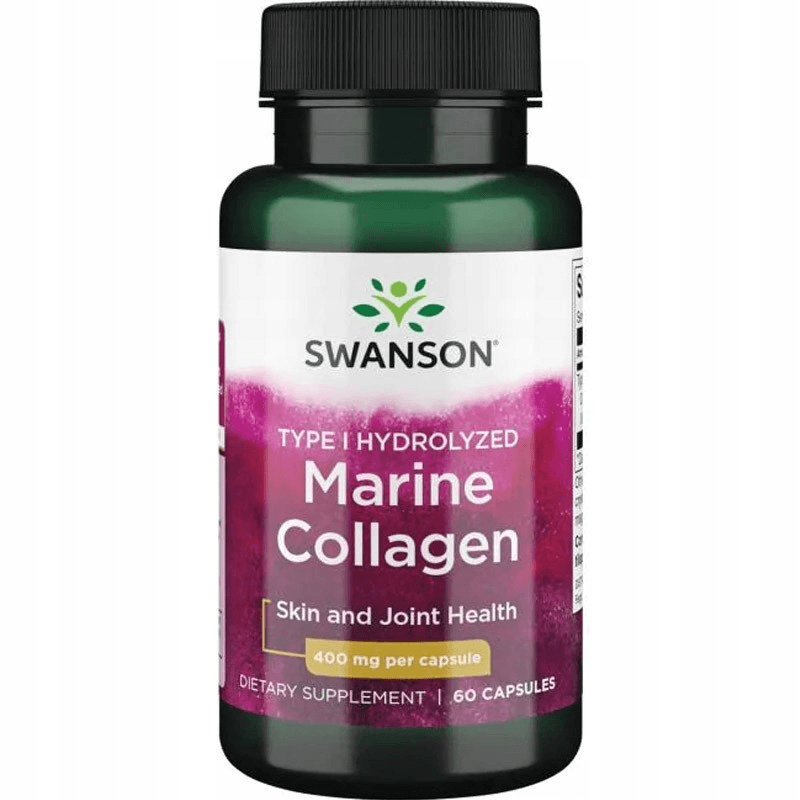 Regeneracja Stawów Kolagen Swanson Hydrolyzed Marine Collagen 60kaps