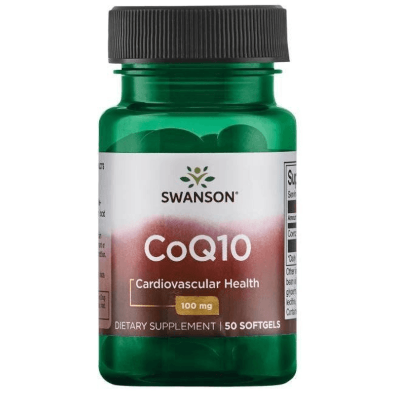 Zdrowe Serce Koenzym Q10 Swanson CoQ10 100mg 50softgels