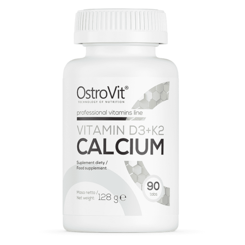Witaminy i Minerały Wapń + D + K Ostrovit D3 + K2 + Calcium 90tab