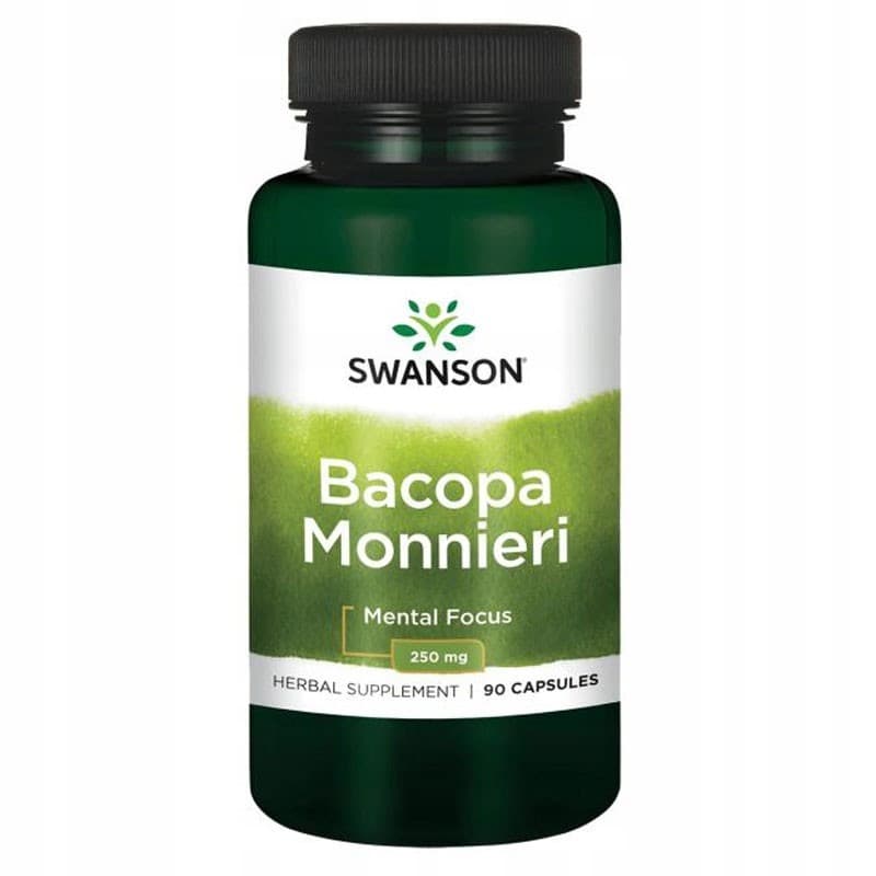 Adaptogeny Bakopa Drobnolistna Swanson Bacopa Monnieri 250mg 90kaps