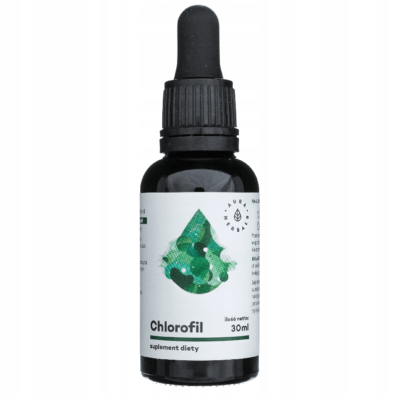 Wsparcie Jelit Chlorofil Aura Herbals Chlorofil z Morwy Białej Liquid 30ml
