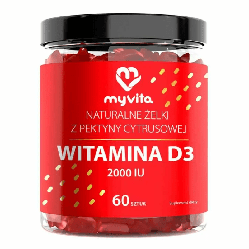 Witamina D MyVita Witamina D3 2000IU 60żelek