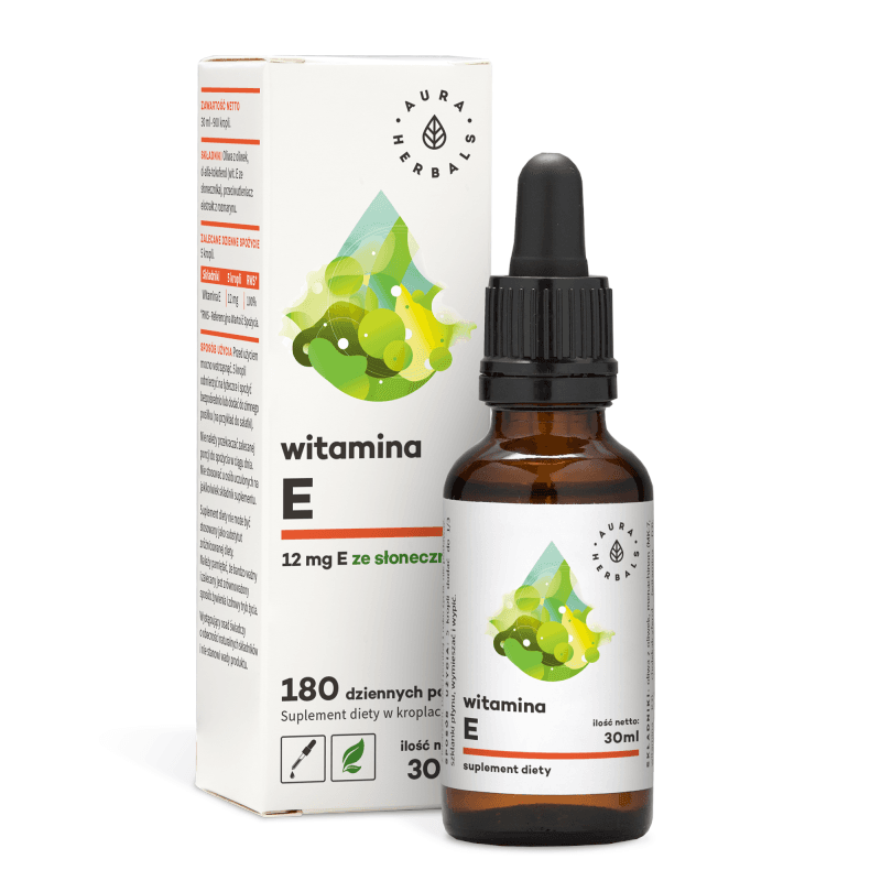 Witaminy E Aura Herbals Witamina E Liquid 30ml