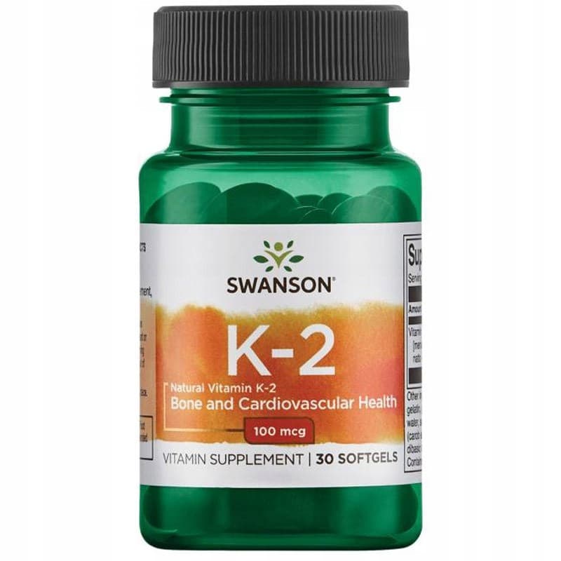 Witamina K Swanson K-2 100mcg 30softgels