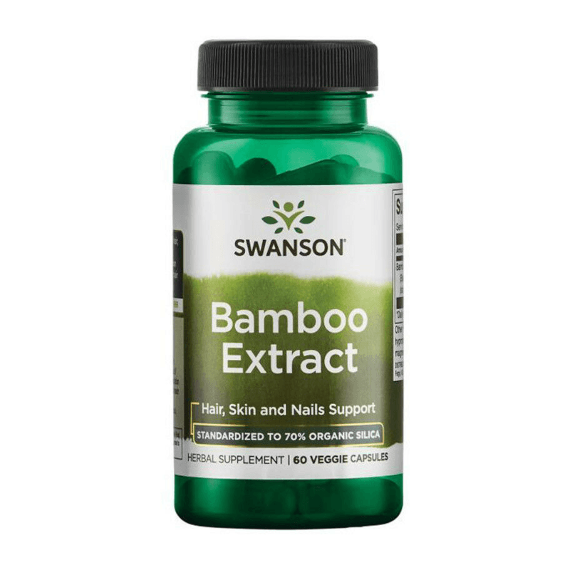 Minerały Krzem Swanson Bamboo Extract 60kaps