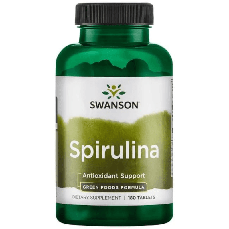 Trawienie Spirulina Swanson Spiruline 500mg 180tab