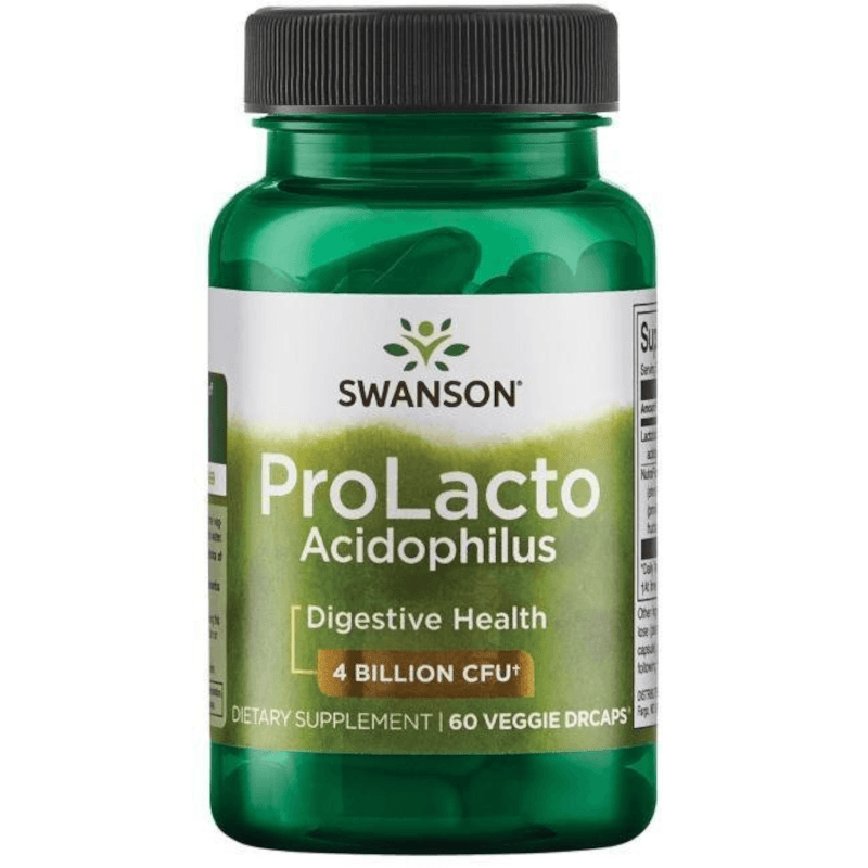 Wsparcie Jelit Probiotyki Swanson Prolacto Acidophilus 60vkaps