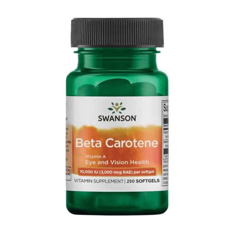 Witamina A Swanson Beta Carotene 10.000IU 250softgels
