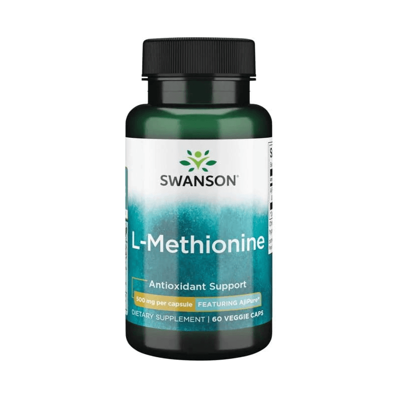 Detoks L-Metionina Swanson Aji-Pure L-metionina 500mg 60kaps