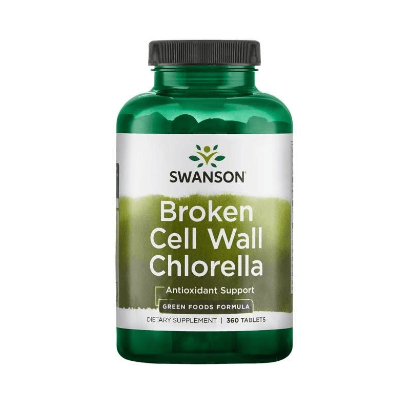 Trawienie Chlorella Swanson Broken Cell Walll Chlorella 360tab