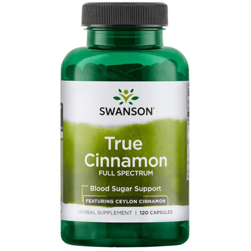 Trawienie Kora Cynamonu Swanson FS Ceylon Cinnamon 300mg 100kaps