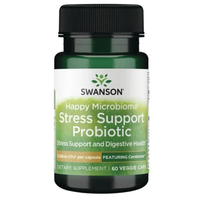 Wsparcie Jelit Probiotyki Swanson Microbiome Stress Support Probiotic 60vkaps