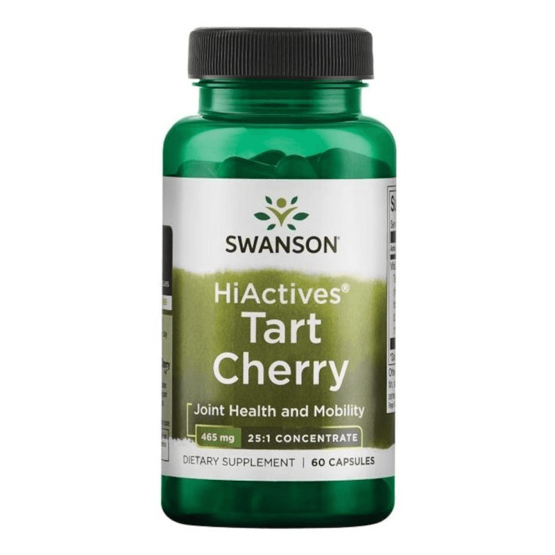 Regeneracja Stawów Wyciąg z Owoców Wiśni Swanson HiActives Tart Cherry 465mg 60kaps