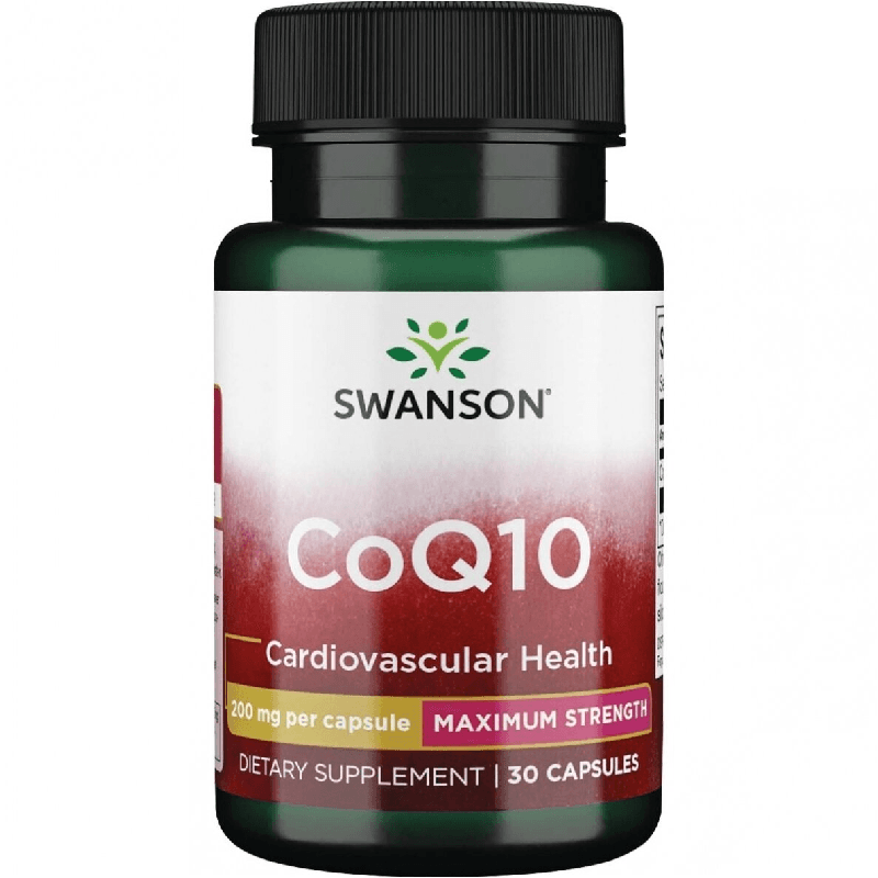 Zdrowe Serce Koenzym Q10 Swanson CoQ10 200mg 30kaps