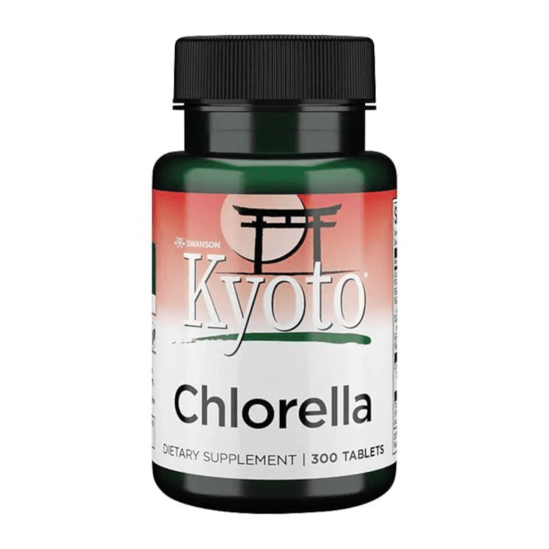 Trawienie Chlorella Swanson Kyoto Chlorella 300tab