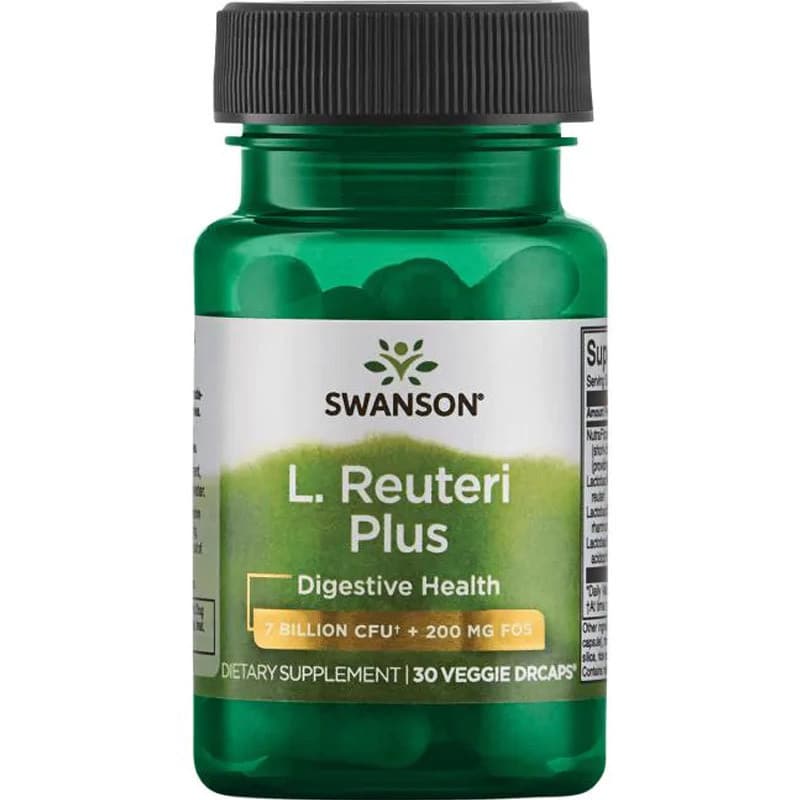 Trawienie Probiotyki Swanson L. Reuteri Plus 30vkaps