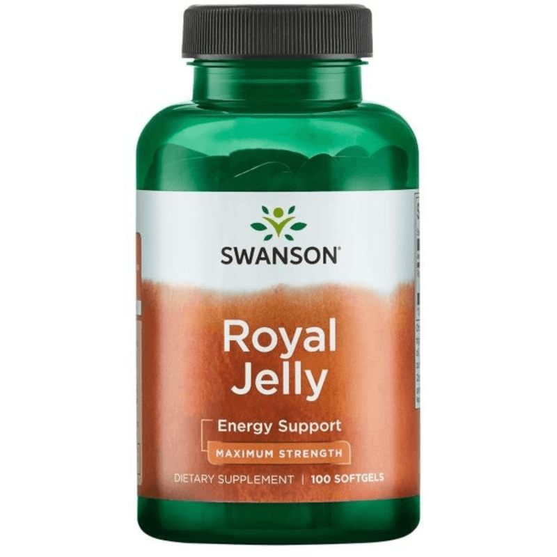 Wsparcie Odporności Mleczko Pszczele Swanson Royal Jelly 100softgels