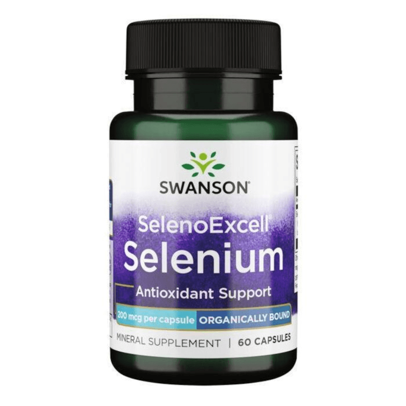 Minerały Selen Swanson SelenExcell 200mcg 60kaps