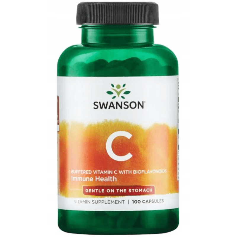 Witamina C Swanson Witamina C500 Buforowana + Bioflawonoidy 100kaps