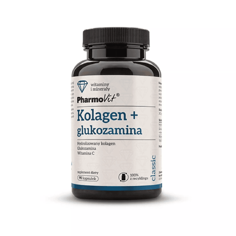 Regeneracja Stawów Kompleks Pharmovit Kolagen + Glukozamina 90kaps