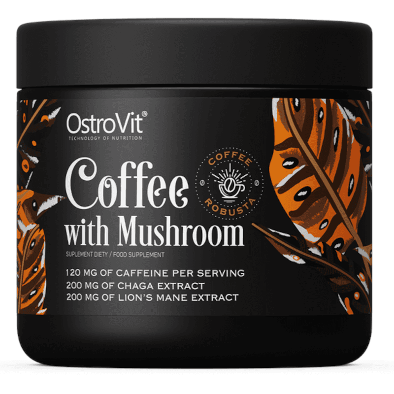 Zdrowa Żywność Napój Energetyczny Ostrovit Coffee with Mushroom 150g