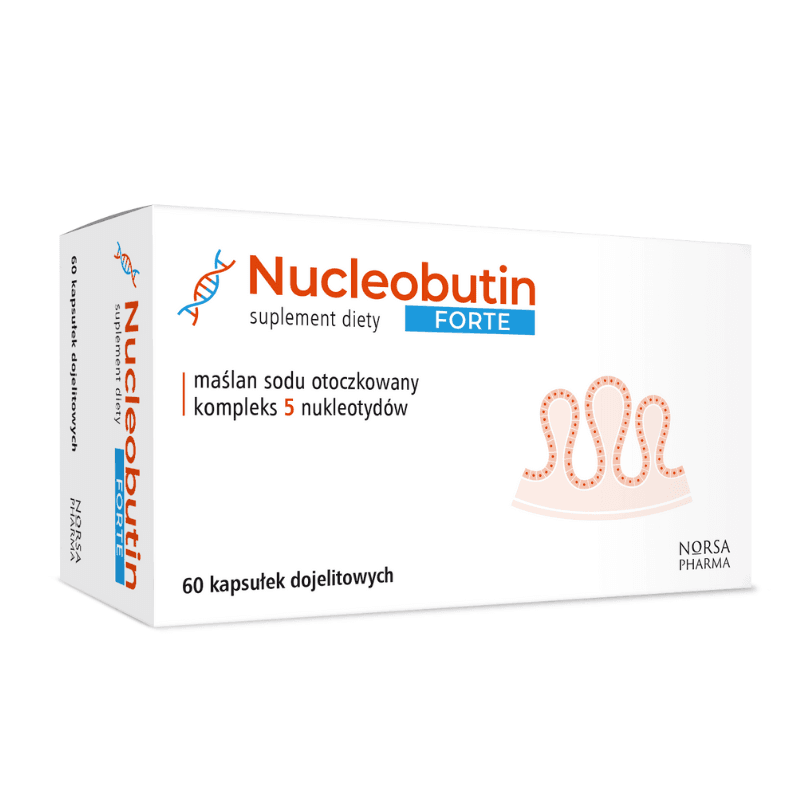 Wsparcie Jelit Kompleks Norsa Pharma Nucleobutin Forte 60kaps