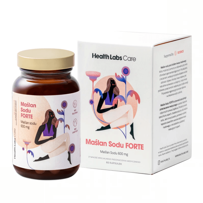 Wsparcie Jelit Maślan Sodu Health Labs Care Maślan Sodu Forte 60kaps