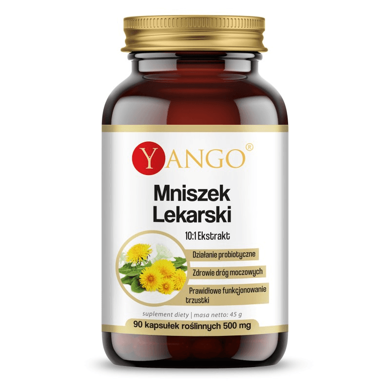 Wsparcie Wątroby Mniszek Lekarski Yango Mniszek Lekarski - Ekstrakt 10:1 90vkaps