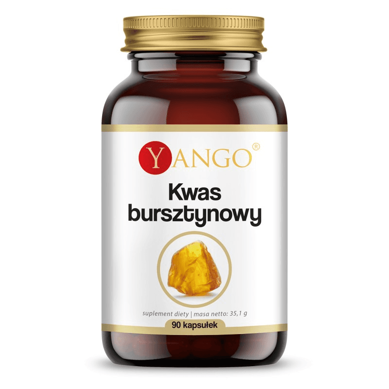 Antyoksydanty Kwas Bursztynowy Yango Kwas Bursztynowy 90kaps