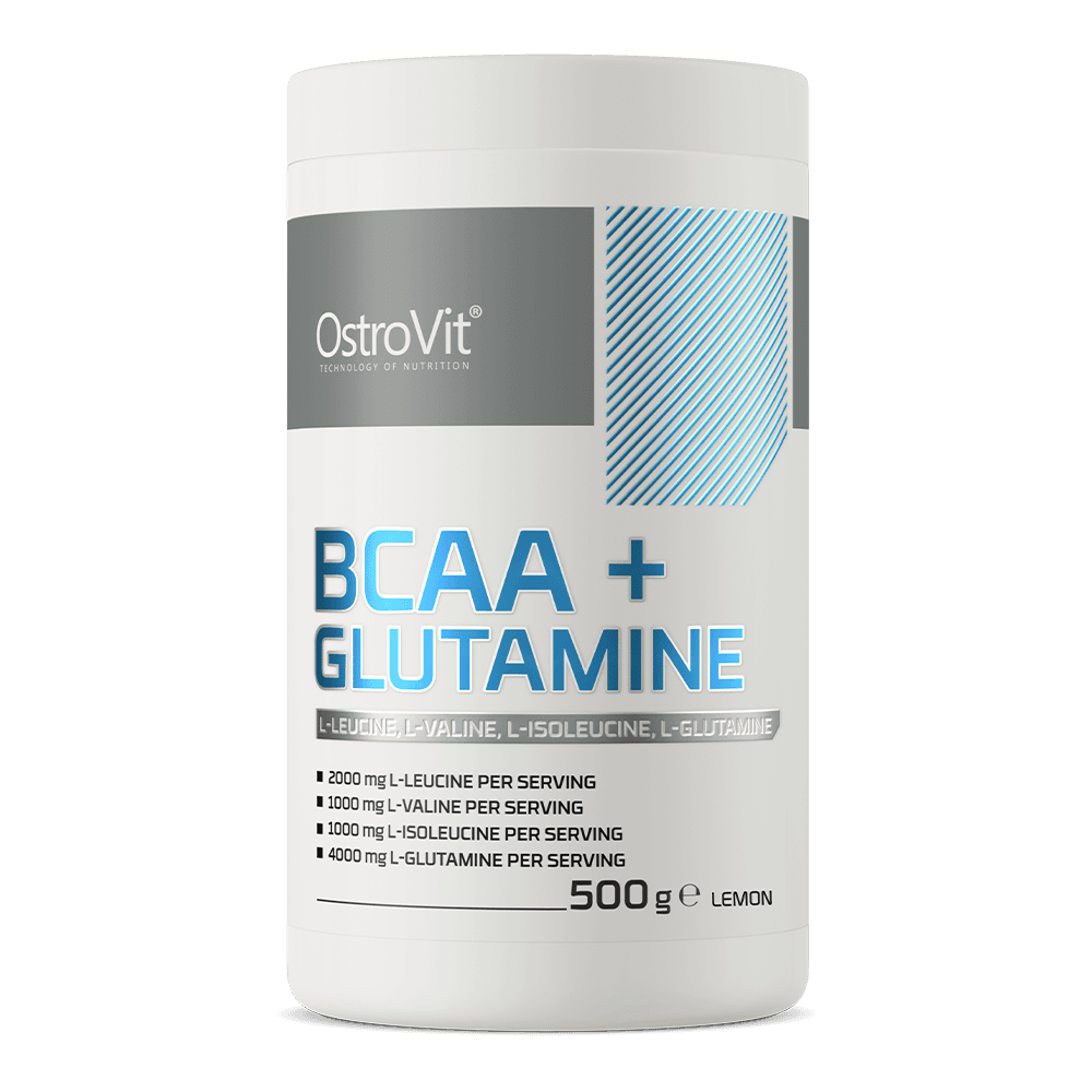 Aminokwasy BCAA + Glutamina Ostrovit Supreme Pure BCAA + Glutamine 500g