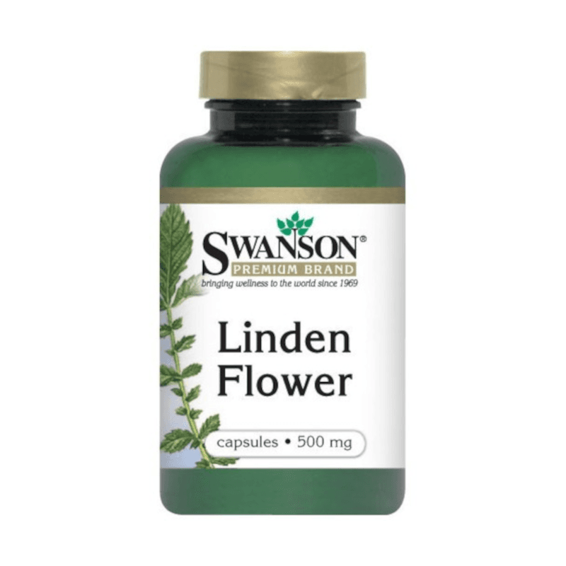 Wsparcie Odporności Kwiat Lipy Swanson Linden Flower 180kaps