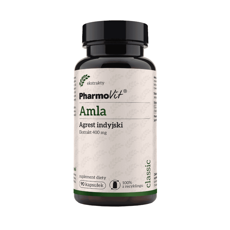 Wsparcie Odporności Agrest Pharmovit Amla Agrest indyjski 400mg 90kaps
