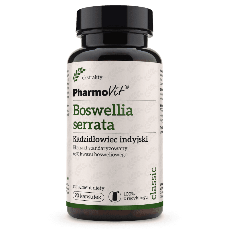Wsparcie Odporności Boswellia Serrata Pharmovit Boswellia 65% 90kaps