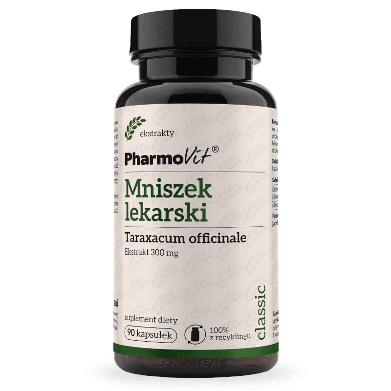 Wsparcie Wątroby Mniszek Lekarski Pharmovit Mniszek lekarski 4:1 90kaps