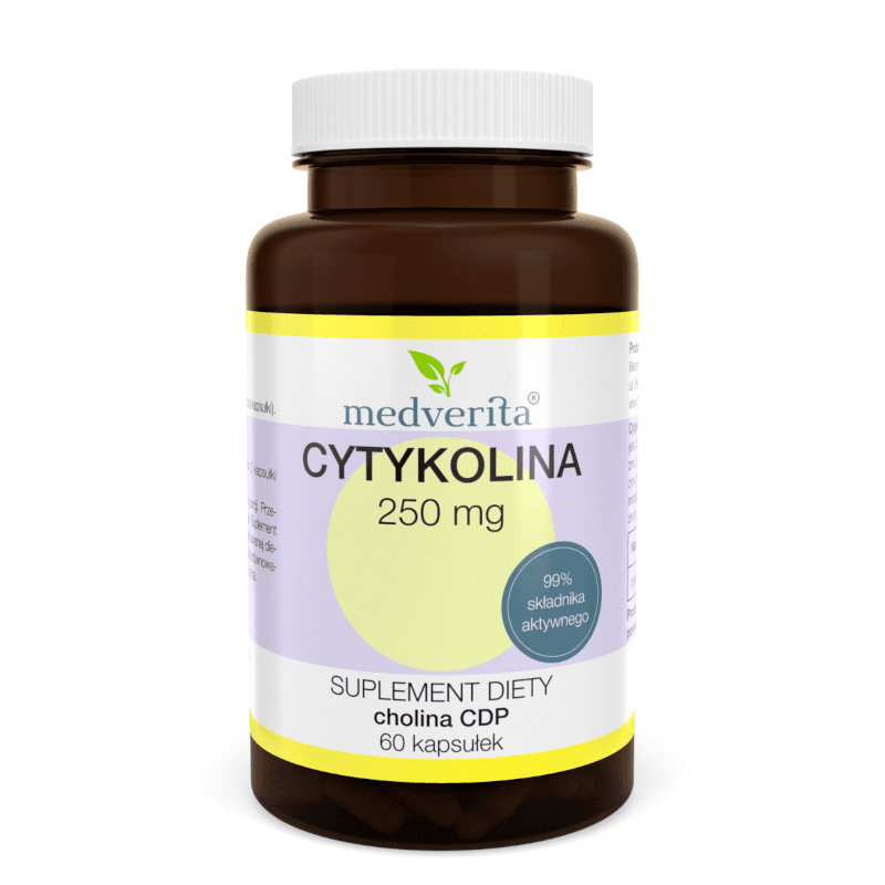 Pamięć i Koncentracja Cytykolina MEDVERITA Cytykolina 250mg 60kaps