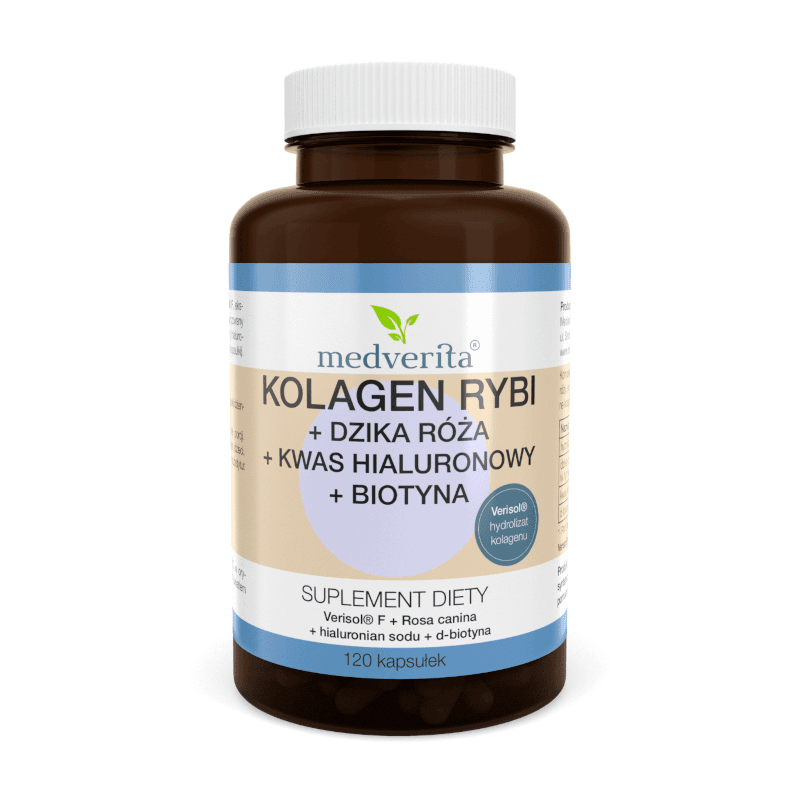 Regeneracja Stawów Kolagen MEDVERITA Kolagen Rybi 120kaps