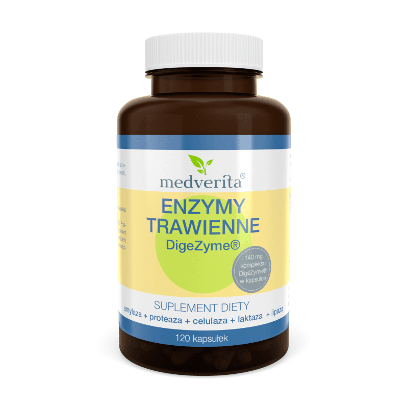 Trawienie Enzymy Trawienne MEDVERITA Enzymy Trawienne 120kaps