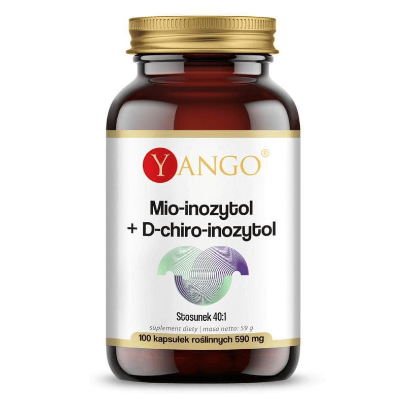 Wsparcie Mózgu Inozytol Yango Mio-inozytol + D-chiro-inozytol 100kaps