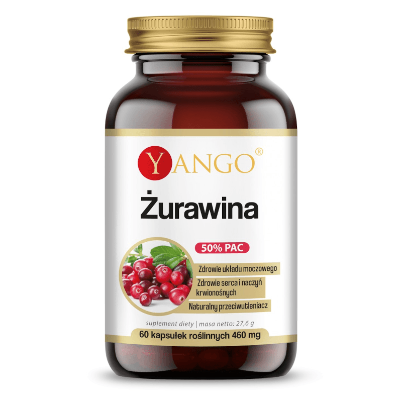 Układ Moczowy Ekstrakt z Żurawiny Yango Żurawina 60kaps