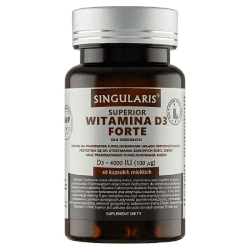 Witamina D Singularis Witamina D3 Forte 4000UI 60kaps