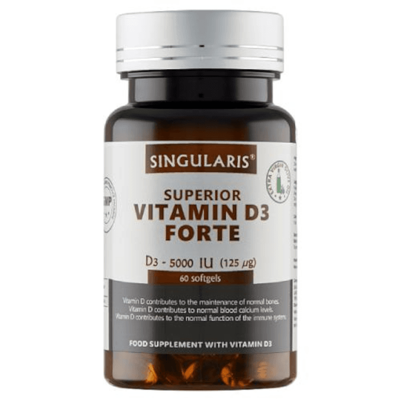 Witamina D Singularis Witamina D3 Forte 5000UI 60kaps